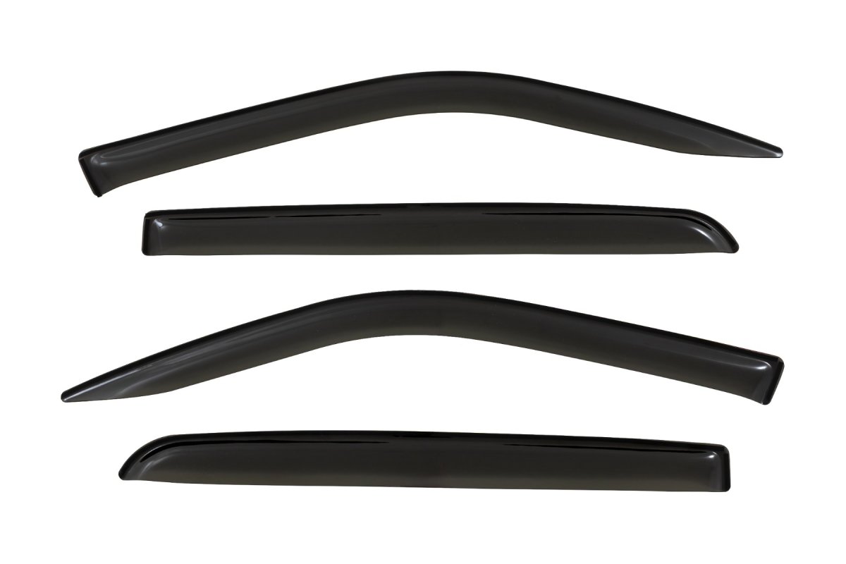 Ram 1500 Side Window Deflectors - Rough Country - Tape On Rain Guard - '19-'25